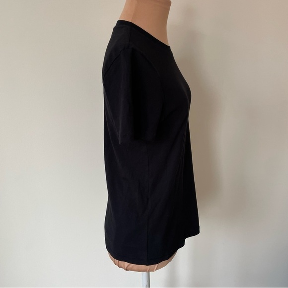 Frank & Oak Black Short Sleeve Crewneck Good Cotton Boy Tee Shirt EUC Size XS - Picture 7 of 11